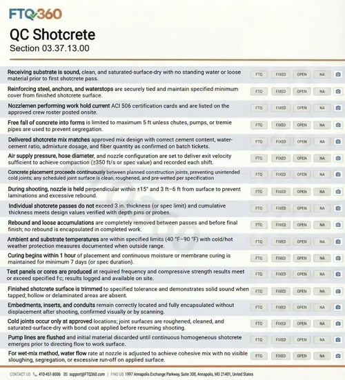 Checklist QC Shotcrete 03.37.13 v4