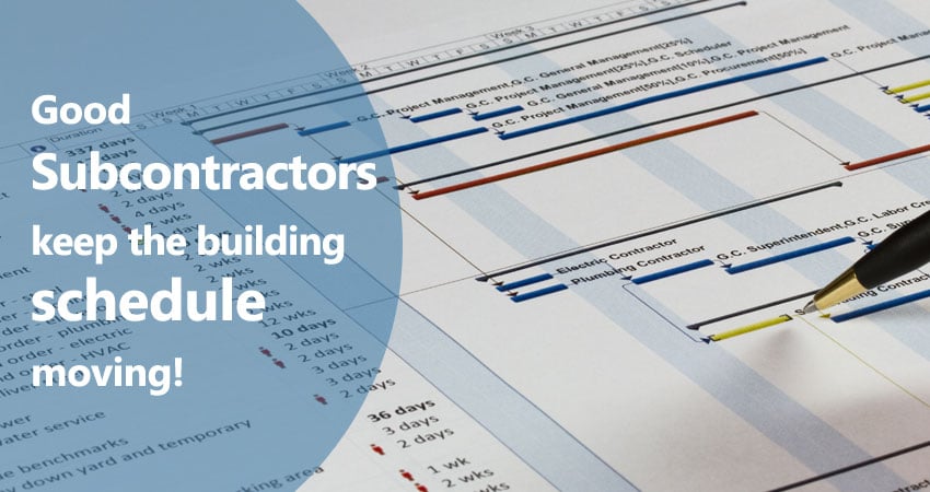 Subcontractors Performance Sign 4 Steps to Evaluate Subcontractor Performance