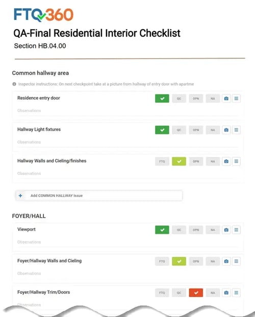 QA-Final Residential Interior Checklist HB.04.00